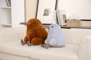 Cute kiwi bird plush toy stuffed animal pillow soft doll home decor gift for kids