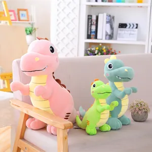 Cute dinosaur plush toy, soft down cotton stuffed doll, lovely kids birthday gift pillow.