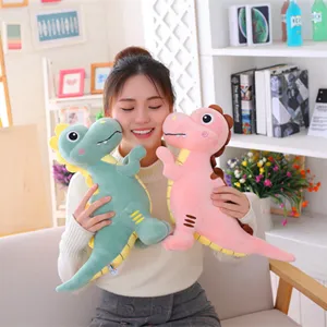 Cute cartoon dinosaur plush toys, soft stuffed animal doll pillow for kids and birthday gifts.