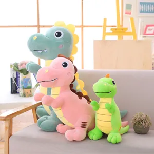 Cute dinosaur plush toy soft stuffed animal doll pillow for kids boys birthday gift home decor