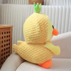Süße Ananas Ente Plüschtier weiches Stofftier Puppe schöner gelber Duck Geschenk für Kinder.