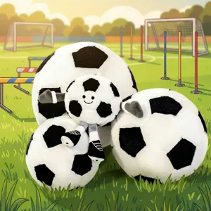 Cute soccer ball plush toy stuffed cartoon football doll soft pillow lovely kids room decor