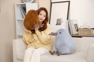 Kiwi bird plush toy cute stuffed animal doll soft pillow gift for kids and home decor lifestyle