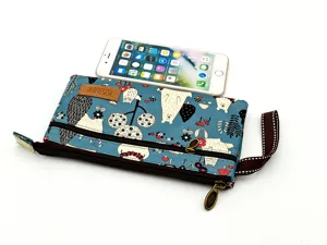 Pochette femme multicouche laminée dessin animé été, joli sac à main motif animal mignon.