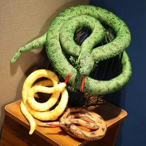 Ρεαλιστικό λούτρινο φίδι Python Κούκλα γεμιστό ζώο Δημιουργικό δώρο φάρσας διακόσμηση