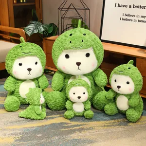 Simpatico peluche orsacchiotto dinosauro bambola animale imbottito giocattolo bambini