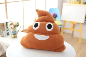 Funny poop plush pillow cute emoji cushion soft toy funny home decor creative gift product detail