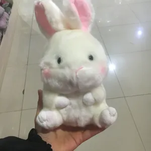 Cute white bunny plush toy soft stuffed animal kawaii rabbit doll gift for children