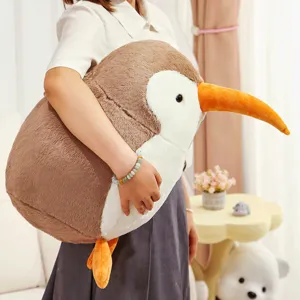 Kiwi bird plush toy large stuffed animal doll soft pillow for children gift home decor