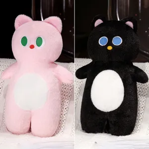 Cute big-eyed cat plush toy cute doll soft hugging pillow comforting doll sleeping companion gift