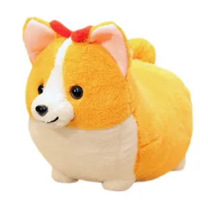 Cute short-legged corgi plush toy fat puppy stuffed doll children gift wholesale main