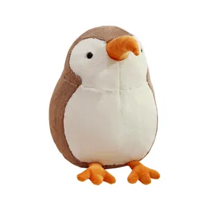 Cute kiwi bird plush toy soft stuffed animal doll pillow for kids gift decoration fluffy