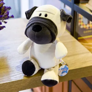Cute plush dog toy stuffed animal soft puppy doll for kids birthday gift and decoration