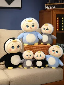 Cute penguin baby plush toy soft stuffed animal doll home decoration gift wholesale