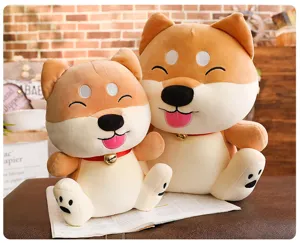 Cute Shiba Inu plush toy soft cartoon dog pillow stuffed animal gift home decor toy doll