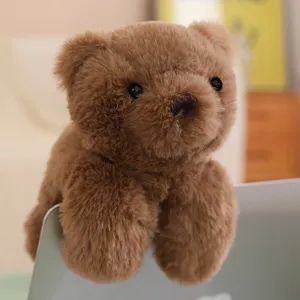 Schattig bruin pluche speelgoed hangende pop zachte knuffel dier thuis decoratie