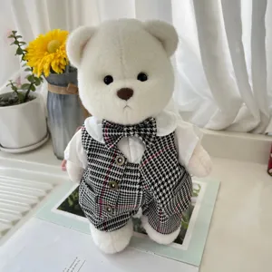 Puppenkleidung Anzug Hochzeitskleid Britischer Stil Formelles Outfit Puppenspielzeug Outfit Set Kostüm Zubehör