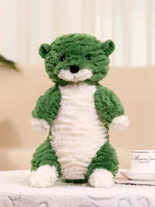 Nordic Cute Green Otter Plush Toy Stuffed Animal Soft Doll Kids Soothing Gift 30cm
