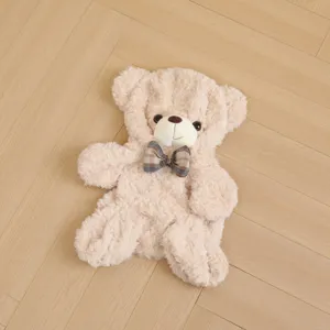 Cute plush teddy bear unstuffed skin cover semi-finished soft doll toy detail view showcase
