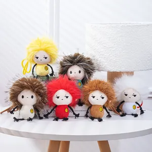 Süße Afro Puppe Plüschtier Anhänger Cartoon Plüschtier Taschen Schlüsselanhänger Weiche Plüschpuppe Kreatives Geschenk