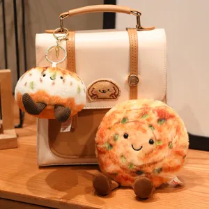 Schattige bosui pannenkoek pluche speelgoed sleutelhanger en pop tas decoratie