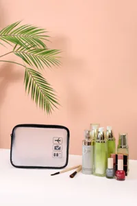 Matte PVC grote capaciteit cosmetische tas waterdichte toilettas reizen transparante opbergzak