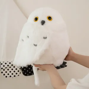Peluche buho blanco simulacion peluche suave animal de peluche bonito regalo buho magico