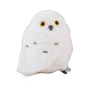 Lindo búho blanco de peluche suave animal de peluche mágico muñeca lechuza buen regalo.