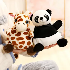 Schattig Dier Pluche Speelgoed Gevulde Pop Panda Giraffe Eenhoorn Olifant Zacht Speelgoed Kinderen Verjaardagscadeau