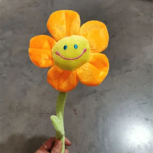 Giocattolo girasole peluche carino fiore giallo morbido bambola cartone animato regalo
