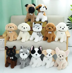 Cute plush toy dogs stuffed puppy doll assortment collection for kids gift wholesale