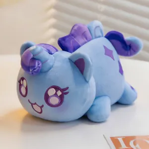 Simpatico gatto unicorno peluche morbido animale di peluche bambola regalo bambini 15 cm