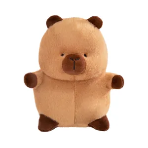Niedliches Kapibara Plueschtier braun weiches Stofftier Puppe suesses Kinder Geschenk Deko