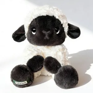 Süßes schwarzgesichtiges Schaf Plüschtier flauschige Lamm Puppe weicher Geschenke