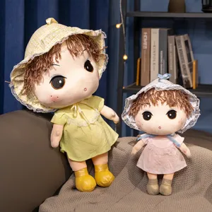 Süße pastorale Prinzessin Puppe Plüschtier kleines Mädchen Kleid ausgestopftes Spielzeug