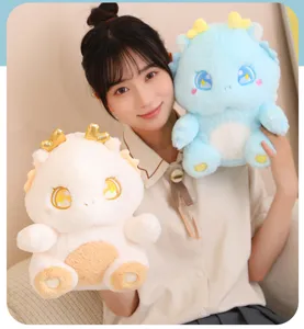 Cute dinosaur plush toy doll cute dragon plushie soft hugging pillow gift for kids 1pcs