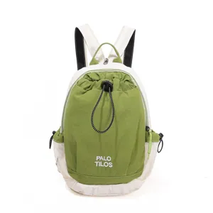 Lightweight outdoor contrast color backpack, stylish travel and hiking daypack with pockets.