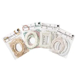 Set adesivi scrapbooking cornice foto vintage DIY diario collage materiali decorativi