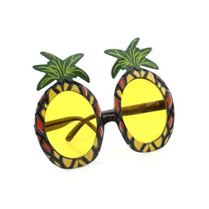 Pineapple party glasses novelty summer beach tropical hawaiian costume sunglasses accessory