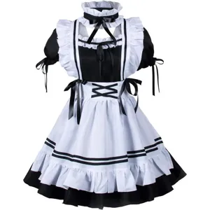 Costume da Vestito da Cameriera Lolita Anime da Donna Accessori per Festa