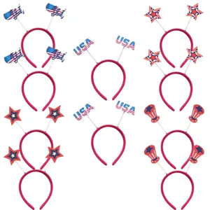 4th of July Independence Day headband patriotic party hair hoops US flag star hair accessories