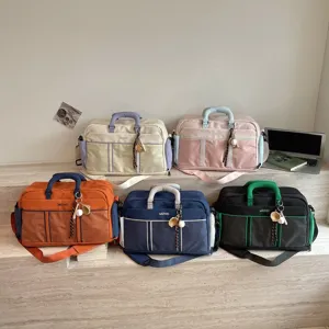Large capacity travel duffel bag stylish lightweight gym bag weekender bag for women