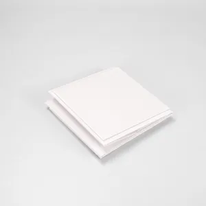 White folding gift box square hard paper packaging box for retail products and storage