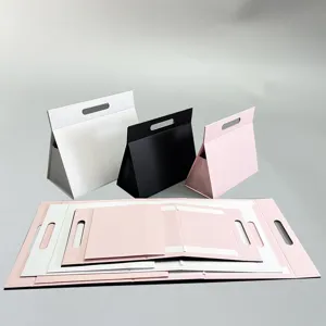 Dreieckige magnetische Geschenkschachtel Griff Verpackung Box faltbare Präsentation Box.
