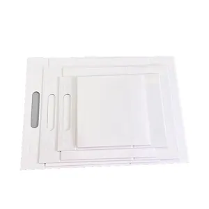 Boîtes de rangement en carton pliables blanches ensemble pour emballage et vente au détail