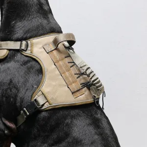 Lightweight tactical dog chest harness, anti-pull and escape-proof pet vest for medium large dogs.