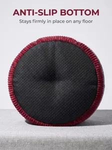 Round pet bed anti-slip bottom cat sleeping mat cozy puppy pad durable pet supplies