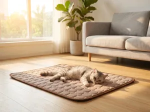 Breathable cooling pet mat for dogs and cats comfortable summer sleeping pad cool floor