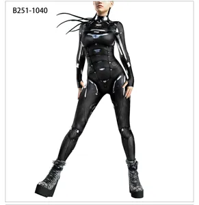 Cyberpunk Roboter Rüstung Cosplay Body mit Digitaldruck für Performance und Partys.