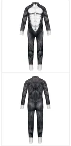 Children animal cosplay jumpsuit digital print gorilla costume kids fancy dress detail view